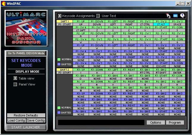 Winipac Function Chart